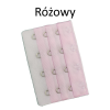 Przedłużka Do Biustonosza Stanika 4 Rzędy Haftki Różowy