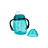 A0366 Bidon Kubek niekapek z miękkim ustnikiem niebieski 6m+