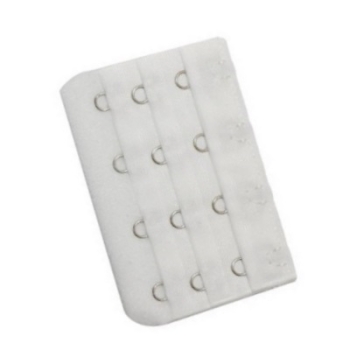 Przedłużka Do Biustonosza Stanika 4 Rzędy Haftki Biały