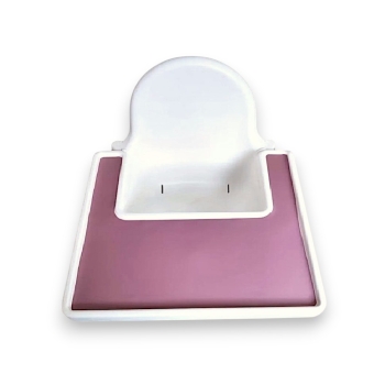 Silikonowa Mata Wycięta, Dopasowana Do Krzesełka  Ikea Antilop Mauve