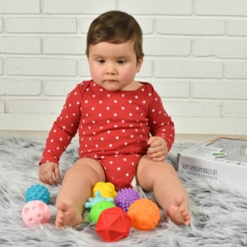 AKUKU A0452 Zestaw piłeczek sensorycznych 8 sztuk