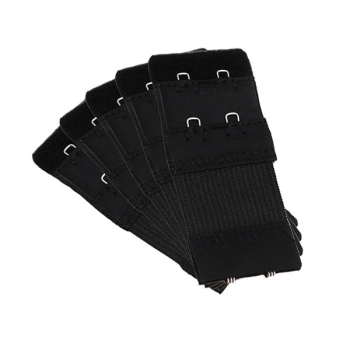 Przedłużka Do Biustonosza Stanika Z Gumką 2 Rzędy Haftki Czarny