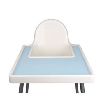 Silikonowa Mata Wycięta, Dopasowana Do Krzesełka  Ikea Antilop Baby Blue