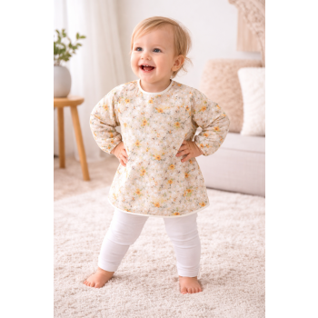 Elegancki Śliniaczek do Jedzenia z rękawami Premium