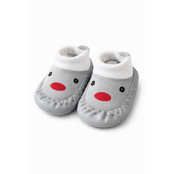 Miękkie Buciki Do Żłobka Przedszkola Kapcie Dziecięce Z Podeszwą Antypoślizgową Skarpetki Buty Niechodki 13Cm 6 -12Mcy Eu 18/19