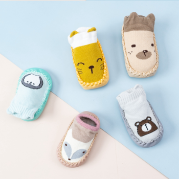 Miękkie Buciki Do Żłobka Przedszkola Kapcie Dziecięce Z Podeszwą Antypoślizgową Skarpetki Buty Niechodki 14Cm 12-18Mcy Eu 20/21