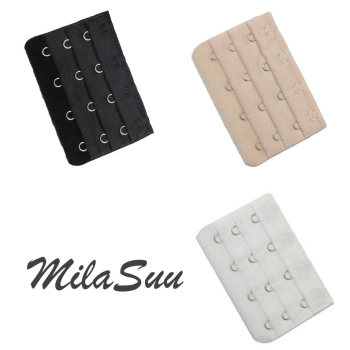 Przedłużka Do Biustonosza Stanika 4 Rzędy Haftki Granatowy Ciemny