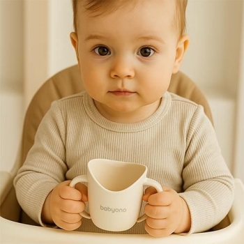 Ergonomiczny Kubek Treningowy Flow Beżowy