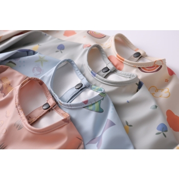 Gumowy Fartuszek Z Rękawami I Kieszonką Premium 12M+