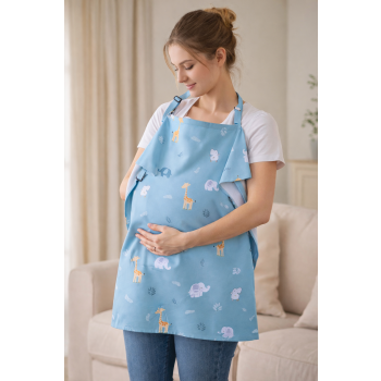 Chusta Do Karmienia Z Usztywnianym Okienkiem Okrycie Do Karmienia Piersią