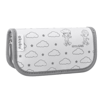 Duży Zestaw Pielęgnacyjny  Szczotka Gruszka Nożyczki Grzebień Obcinaczka Pilniczek  Grey Hooligans