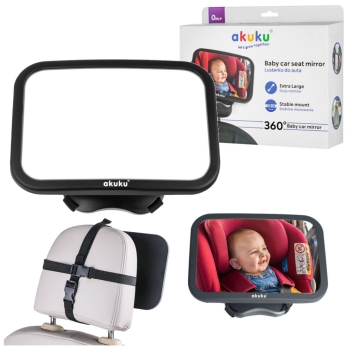 Regulowane Lusterko Do Obserewacji Dziecka W Samochodzie Podczas Podróży 360