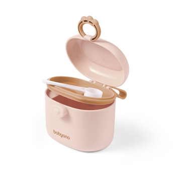 B.O.1544/02 Przenośny pojemnik na mleko w proszku, przekąski beżowy
