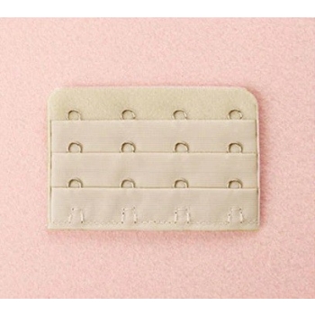 Przedłużka Do Biustonosza Stanika 4 Rzędy Haftki Cielisty