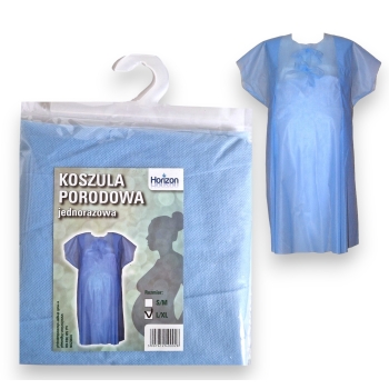 Koszula Porodowa Jednorazowa Do Karmienia Oddychająca  Horizon L/Xl