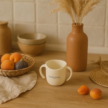 Ergonomiczny Kubek Treningowy Flow Beżowy