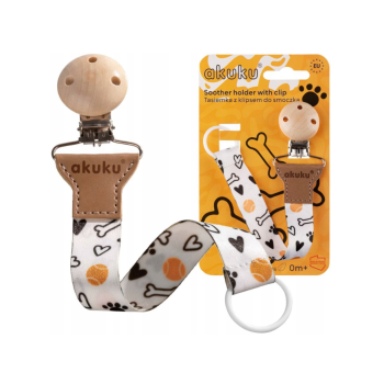 Tasiemka Do Smoczka Zawieszka Z Klipsem Drewnianym Dog Lovers Łapki