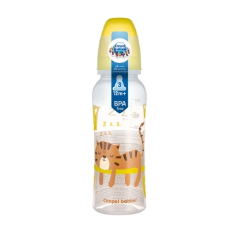 Butelka wąska 250ml BPA FREE  12M+ TYGRYSEK