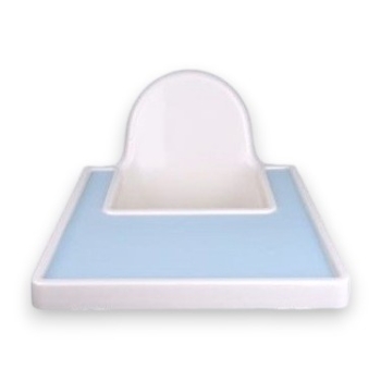 Silikonowa Mata Wycięta, Dopasowana Do Krzesełka  Ikea Antilop Baby Blue