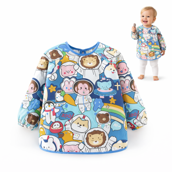 Elegancki Śliniaczek do Jedzenia z rękawami Premium