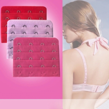 Przedłużka Do Biustonosza Stanika 4 Na 4 Rzędy Haftki Granatowy