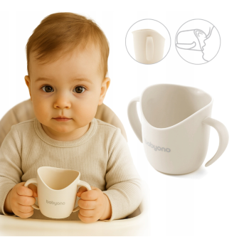 Ergonomiczny Kubek Treningowy Flow Beżowy