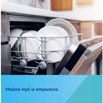 Bidon niekapek z rurką i odważnikiem 350ml Goose Gąski