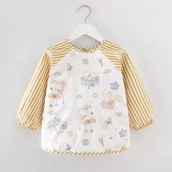 Elegancki Śliniaczek do Jedzenia z rękawami Premium