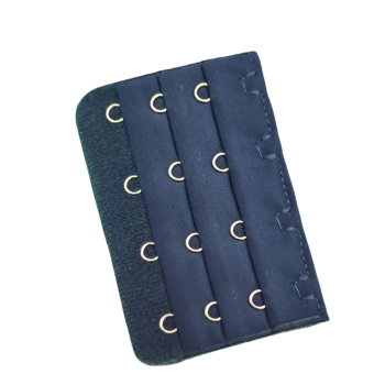 Przedłużka Do Biustonosza Stanika 4 Rzędy Haftki Granatowy Ciemny