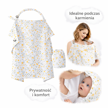 Chusta Do Karmienia Z Usztywnianym Okienkiem Okrycie Do Karmienia Piersią