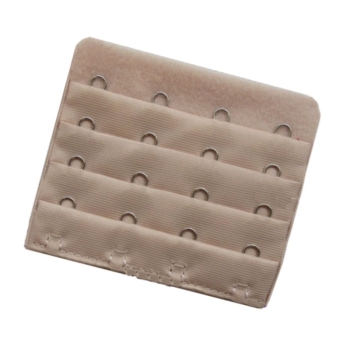 Przedłużka Do Biustonosza Stanika 4 Na 4 Rzędy Haftki Cielisty Ciemny