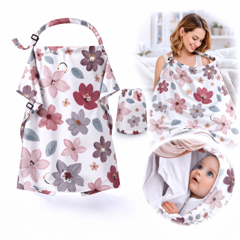 Chusta Do Karmienia Z Usztywnianym Okienkiem Okrycie Do Karmienia Piersią