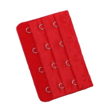 Przedłużka Do Biustonosza Stanika 4 Rzędy Haftki Czerwony