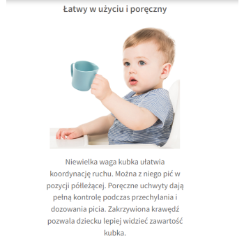 Ergonomiczny kubek treningowy FLOW Lawendowy Fiolet