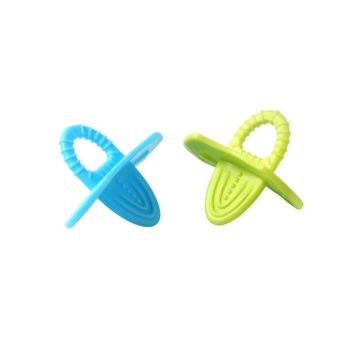 B.O.1009 Gryzak silikonowy sensoryczny ortodontyczny  na ząbkowanie do chłodzenia 2 sztuki