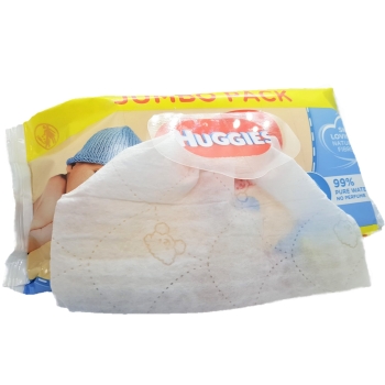 Chusteczki nawilżane wodą AQUA PURE HUGGIES 72