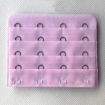 Przedłużka Do Biustonosza Stanika 4 Na 4  Rzędy Haftki Różowy