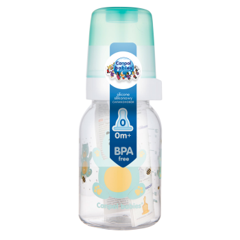 Butelka 120 ml BPA FREE MIĘTOWY MIŚ 0M+