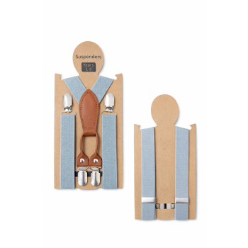 Szerokie Szelki Dla Chłopca Regulowane 1-8Lat Szare