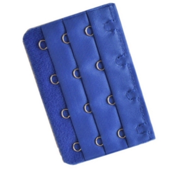 Przedłużka Do Biustonosza Stanika 4 Rzędy Haftki Niebieski