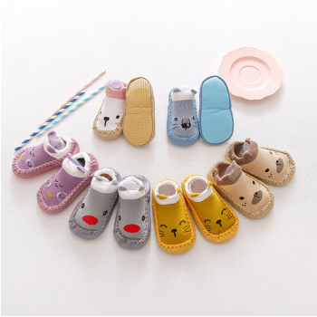 Miękkie Buciki Do Żłobka Przedszkola Kapcie Dziecięce Z Podeszwą Antypoślizgową Skarpetki Buty Niechodki 13Cm 6 -12Mcy Eu 18/19