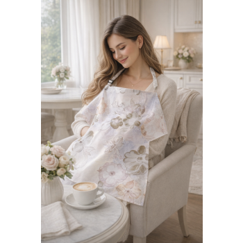 Chusta Do Karmienia Z Usztywnianym Okienkiem Okrycie Do Karmienia Piersią