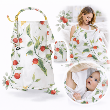 Chusta Do Karmienia Z Usztywnianym Okienkiem Okrycie Do Karmienia Piersią